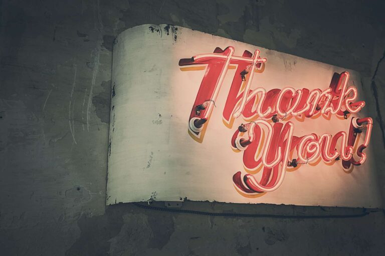 thank-you sign